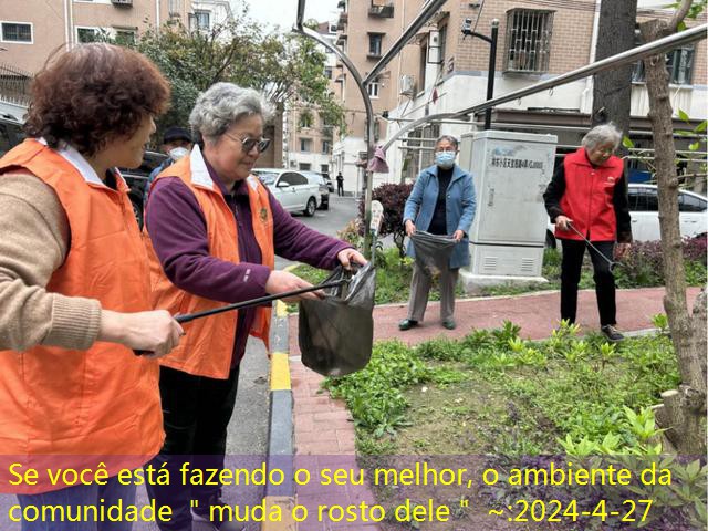 Se você está fazendo o seu melhor, o ambiente da comunidade ＂muda o rosto dele＂ ~